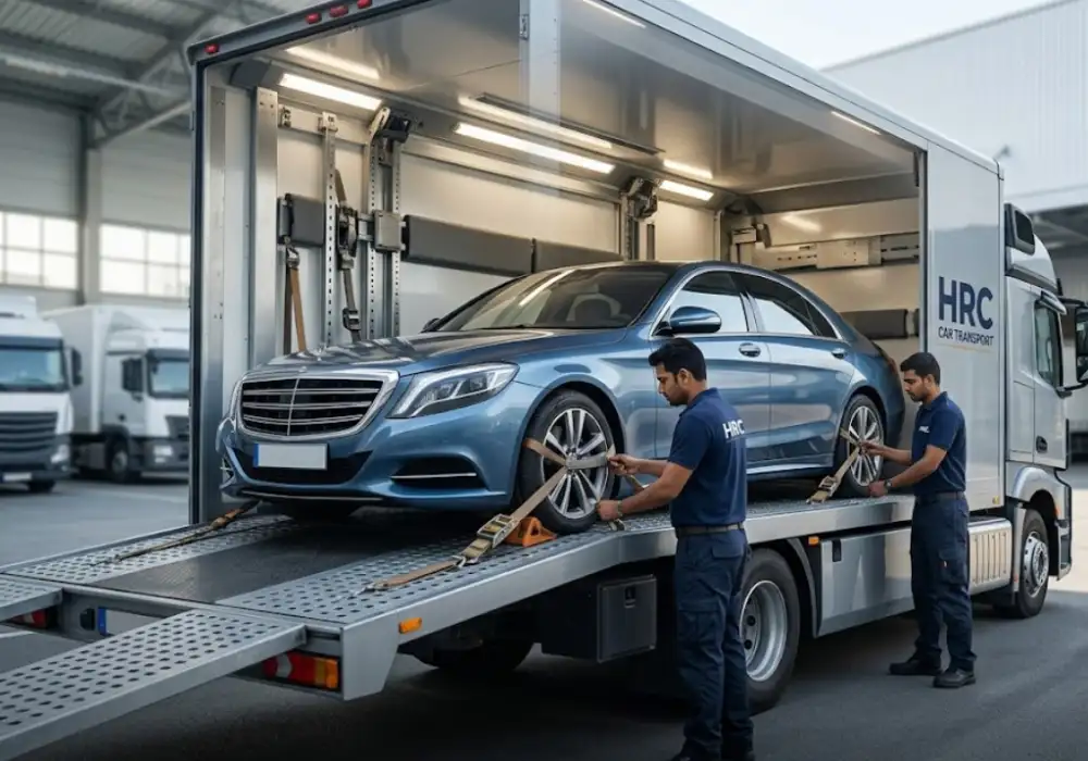 Car transport service in Visakhapatnam with covered vehicle transport by HRC Packers