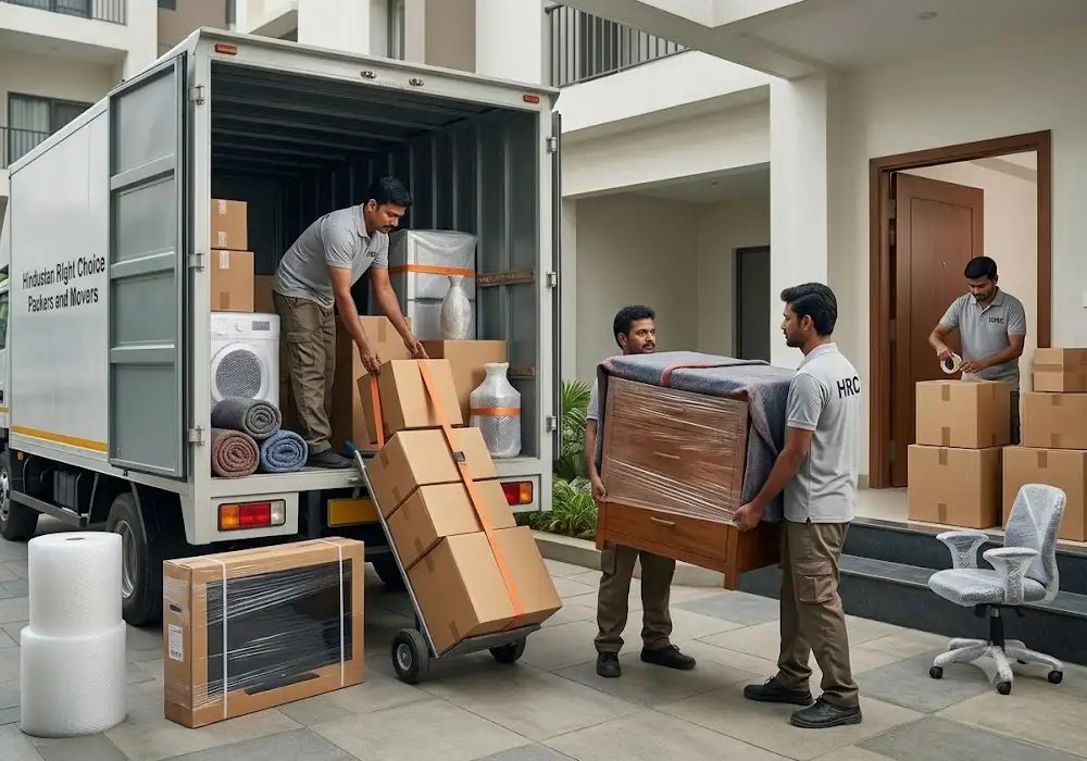 House shifting services in Visakhapatnam with safe packing and relocation by HRC Packers