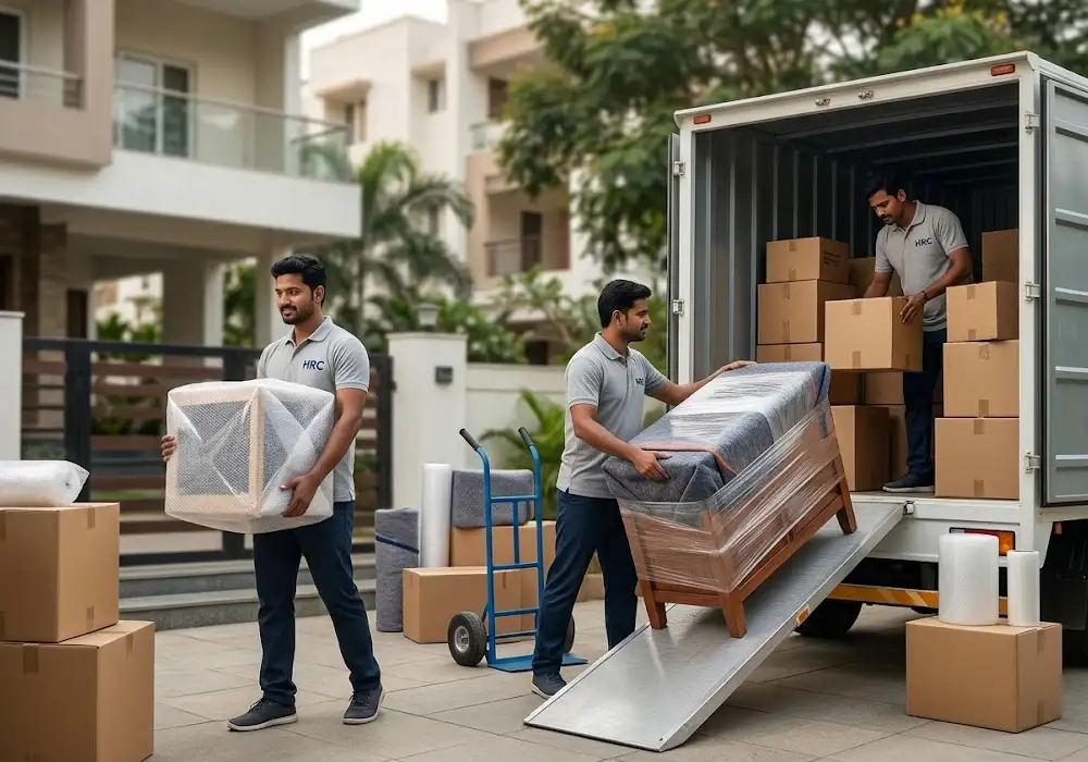 Safe loading and unloading services in Visakhapatnam by HRC Packers