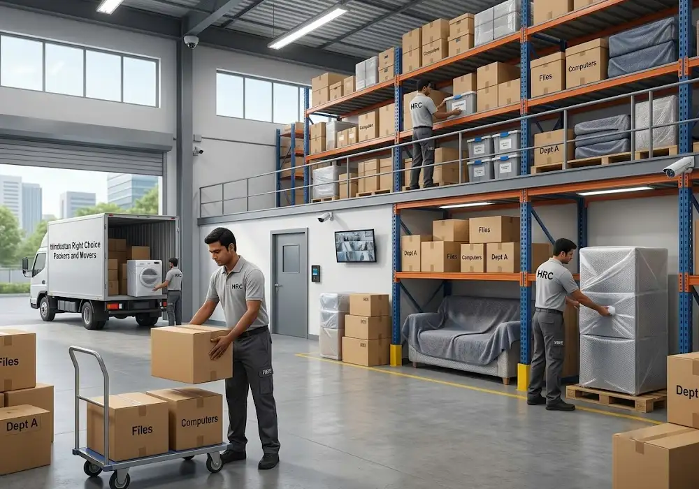 Warehouse and storage services in Visakhapatnam with 24/7 security by HRC Packers